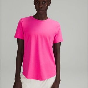 Lululemon Love Crew Sonic Pink Short Sleeve Tee